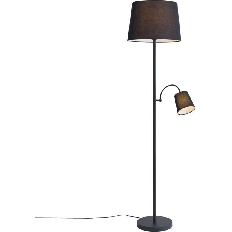 Retro - Applique murale avec bras flexible - 1 lumière - h 1579 mm - Blanc - Classique/Antique - éclairage intérieur - Salon i Chambre i Cuisine i