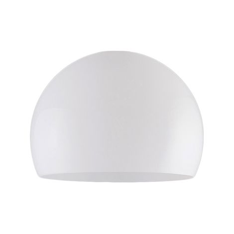 QAZQA Retrò Policarbonato Paralume 30/22 bianco opale - Globe , Sfera Paralume per lampade a sospensione - Bianco