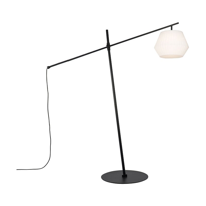 Robbert - Lampe sur pied bras articulé - 1 lumière - l 160 cm - Blanc - Design - éclairage extérieur - Qazqa