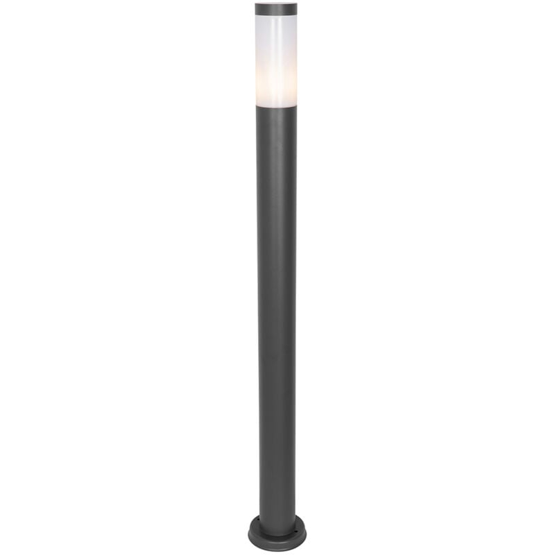 Rox - Lampe sur pied extérieur - 1 lumière - ø 11.9 cm - Gris foncé - Moderne, Design - éclairage extérieur - Qazqa