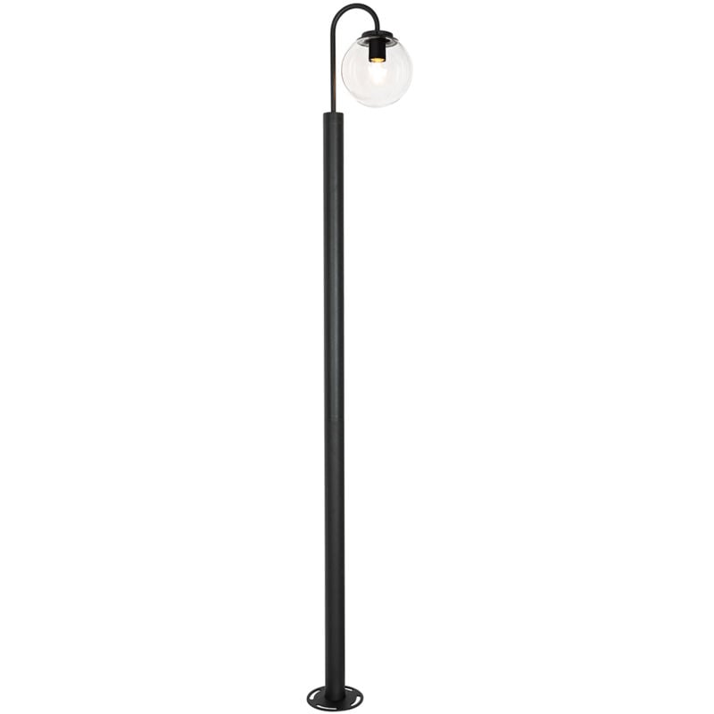 Sfera - Lampe sur pied extérieur - 1 lumière - l 19.6 cm - Noir - Moderne - éclairage extérieur - Qazqa