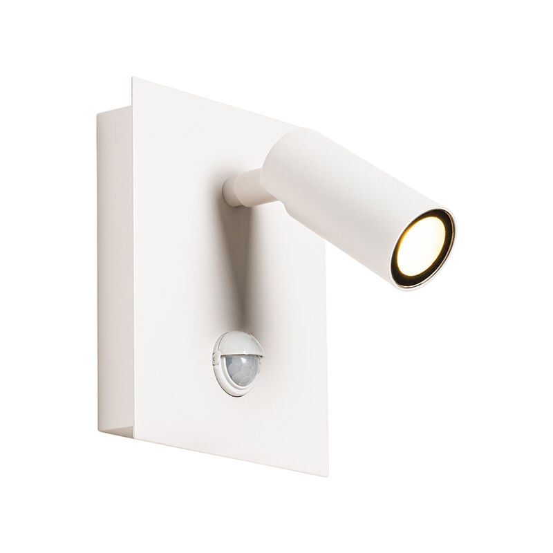 Simon - led Applique murale - 1 lumière - l 13 cm - Blanc - Moderne - éclairage extérieur - Qazqa