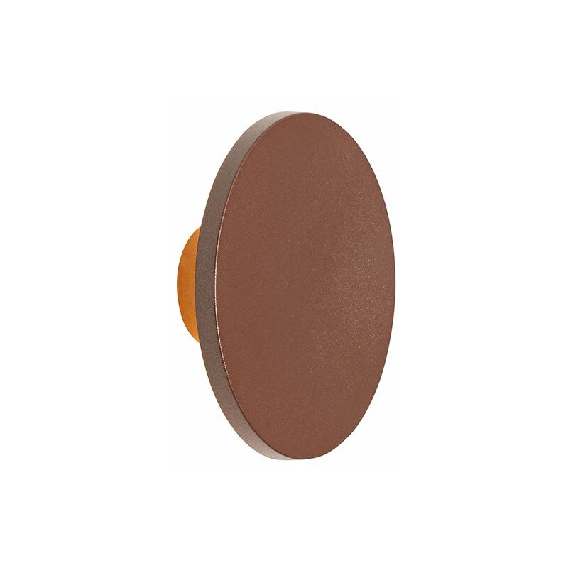 Skyf - led Applique murale - 1 lumière - ø 16.5 cm - Brun rouille - Moderne - éclairage extérieur - Qazqa