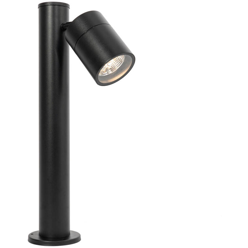 QAZQA solo - Lampe sur pied extérieur - 1 lumière - L 10.2 cm - Noir - Moderne - éclairage extérieur