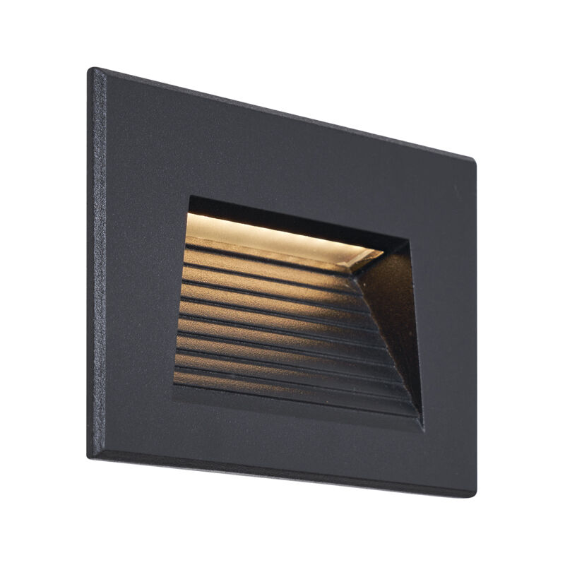 Trem - led Applique murale - l 11.5 cm - Noir - Moderne - éclairage extérieur - Qazqa