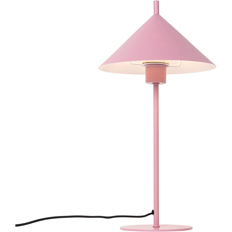 Qazqa - triangolo - Lampe de table - 1 lumière - ø 25 cm - Rose - Design - éclairage intérieur - Salon i Chambre i Cuisine i Salle à manger