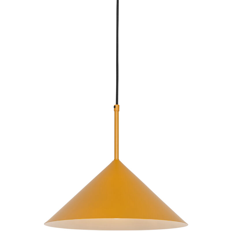 Triangolo - Suspension - 1 lumière - ø 35 cm - Jaune - Design - éclairage intérieur - Salon i Chambre i Cuisine i Salle à manger - Qazqa