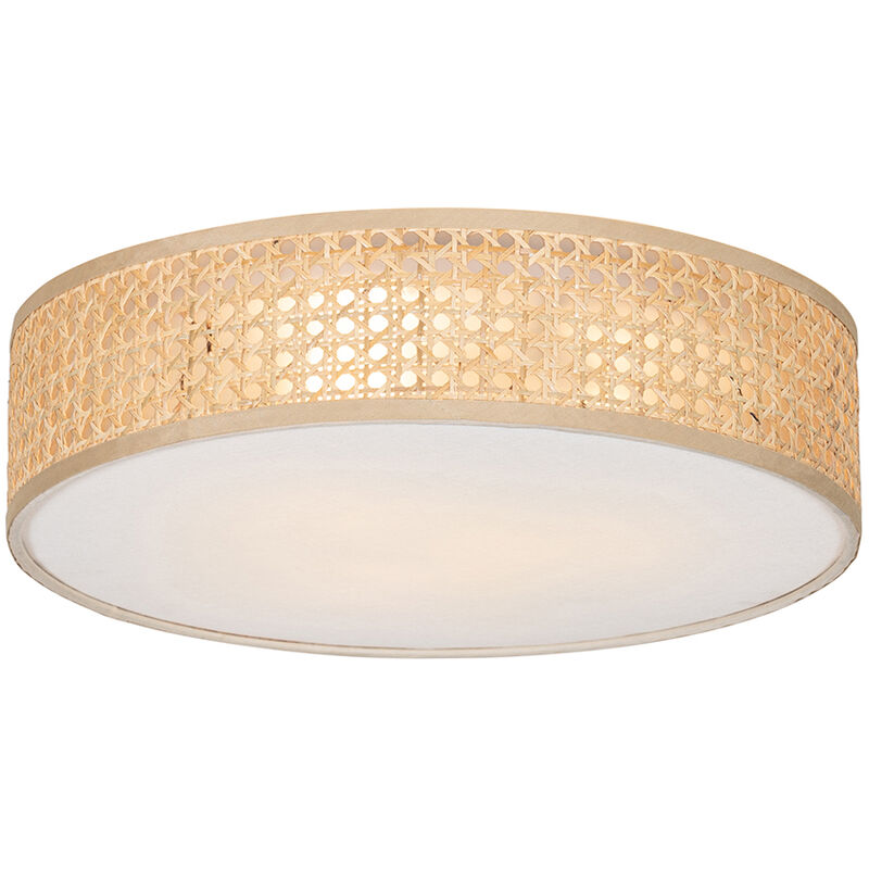 Qazqa - tromma - Plafonnier - 3 lumière - ø 40 cm - Naturel - Oriental - éclairage intérieur - Salon i Chambre i Cuisine i Salle à manger