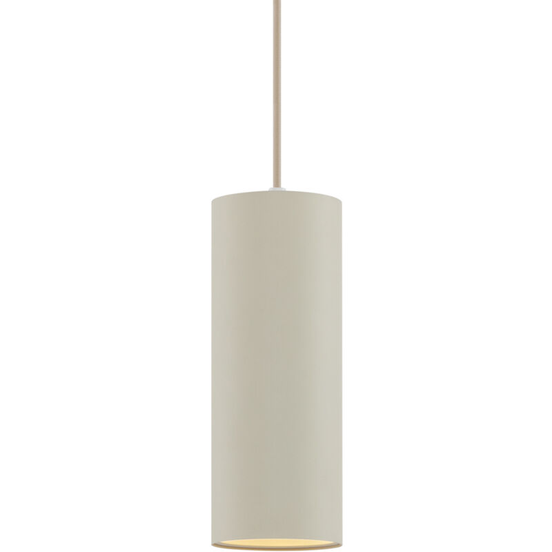 Tubo - Suspension - 1 lumière - ø 10 cm - Beige - Moderne - éclairage intérieur - Salon i Chambre i Cuisine i Salle à manger - Qazqa