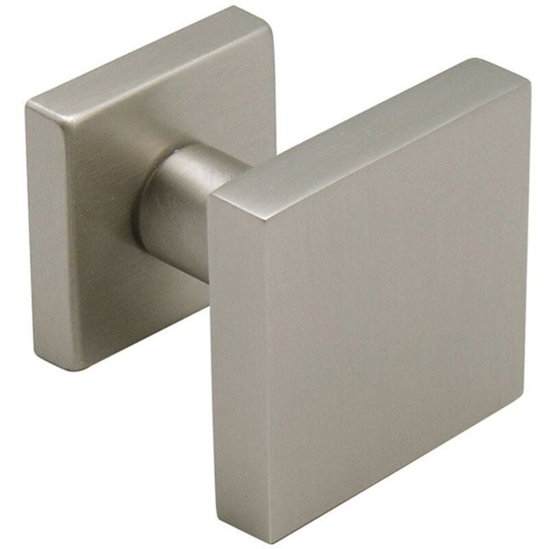 Groel - Endex -Bouton C209 Mod.Qubik-2 Cuir Laiton Patiné