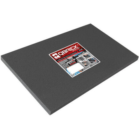 Qbrick ONE Inserto de espuma negra para almacenamiento de herramientas