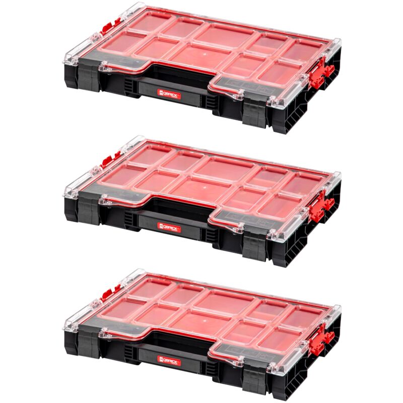 Qbrick System - 3x pro 200 Organizer 452 x 358 x 79 mm 6 l empilable IP54