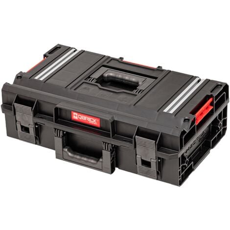 Qbrick System ONE 200 2.0 Technik Werkzeugkoffer modularer Organizer 585 x 385 x 190 mm 15,4 l stapelbar IP66