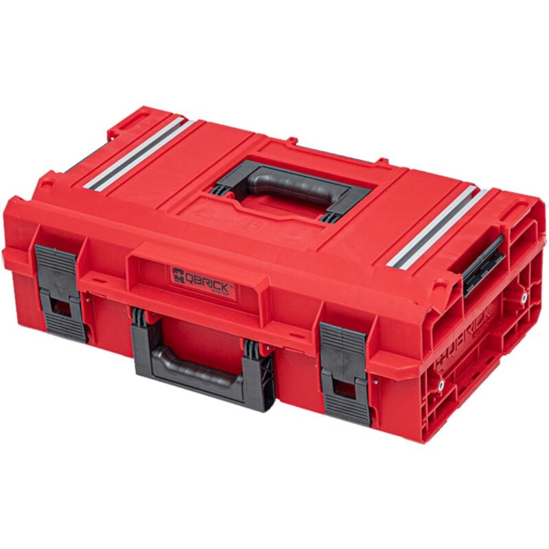 Qbrick System - one 200 2.0 Technique red ultra hd Custom Mallette à outils modulaire Organiseur 585 x 385 x 190 mm 15,4 l empilable IP66