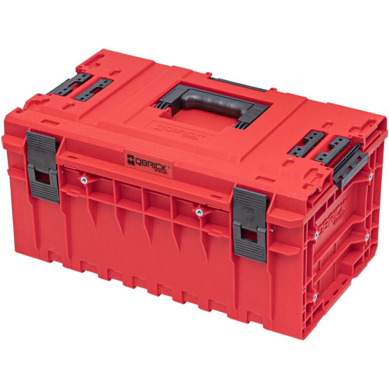 Qbrick System - one 350 2.0 Vario red ultra hd Custom Mallette à outils modulaire Organiseur 585 x 385 x 320 mm 38 l empilable IP66