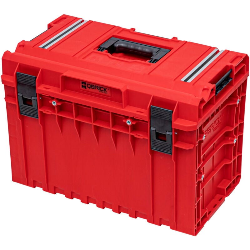 System one 450 2.0 Technique red ultra hd Custom Mallette à outils modulaire Organiseur 585 x 385 x 420 mm 52 l empilable IP66 - Qbrick