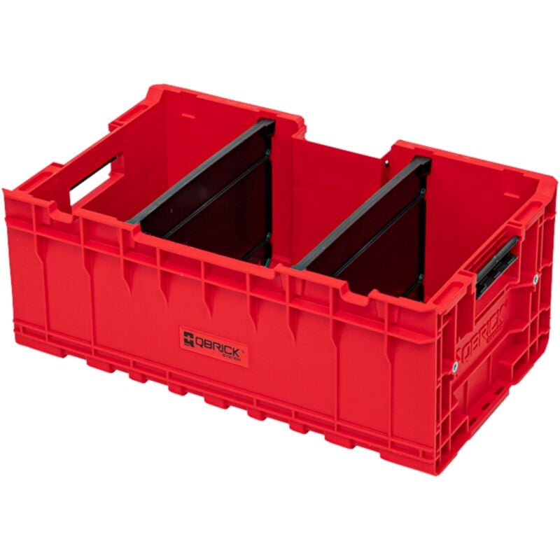 System one Box 2.0 Plus red ultra hd Custom Bac gerbable 576 x 359 x 237 mm 35 l gerbable - Qbrick