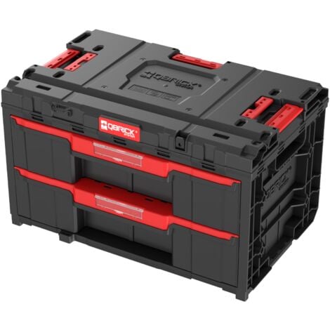 Qbrick System ONE Drawer 2 Toolbox 2.0 Boîte à outils 587 x 380 x 340 mm 29 l avec deux tiroirs