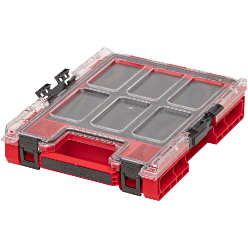 Qbrick System - one Organizer m mfi red ultra hd empilable 365 x 265 x 77 mm 2,5 l IP66 avec insert en mousse
