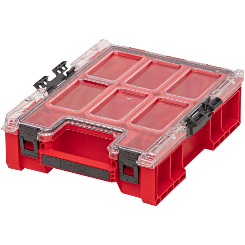 System one Organizer m Plus red ultra hd Organizer 364 x 264 x 106 mm 4 l stapelbar IP66 - Qbrick