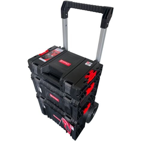 Qbrick System PRO Set 1 2.0 Plus Werkzeugwagen Set + PRO Toolcase + PRO Toolbox + PRO Cart 490 x 400 x 750 mm