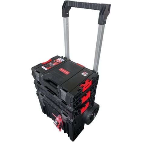 Qbrick System PRO Set 7 2.0 Plus Werkzeugwagen Set + PRO Toolcase + PRO Box 130 2.0 + PRO Cart 2.0 Plus 410 x 400 x 610 mm