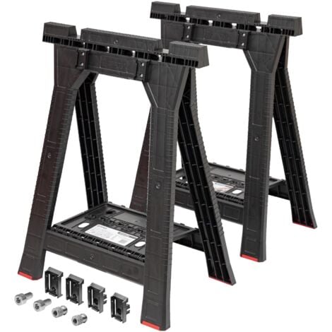 Qbrick System Werkstattbock Set + Custom Connect 2 Stück 580 x 770 mm 350 kg