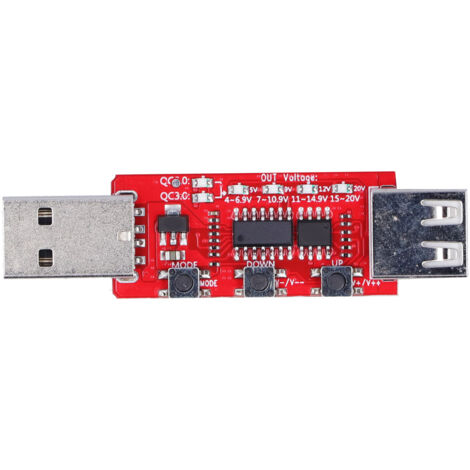QC 2.0/3.0 Schnelllade-Testplatine mit Spannungsanzeige und automatischer Stromerkennung – Elektronisches Modul