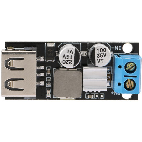QC3.0 5V USB-Schnelllademodul, DC-DC 6V-32V auf 5V Abwärtswandler für 12V/24V Netzteil