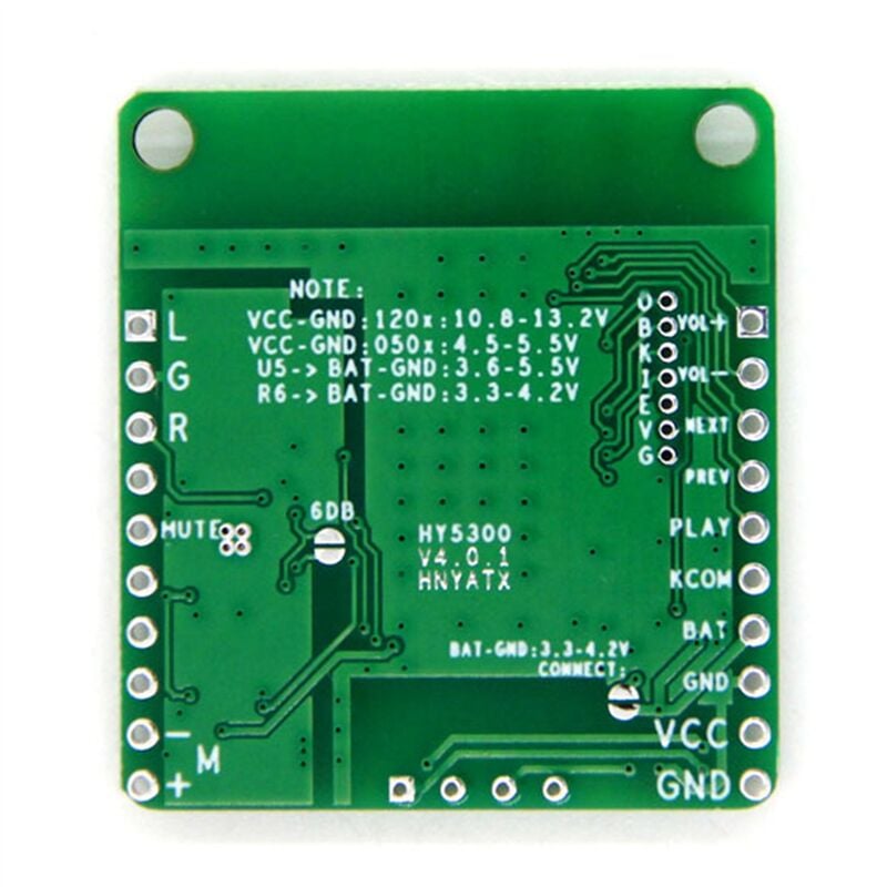 QCC3008 aptxll Module de Carte RéCepteur HiFi Bluetooth 5.0 tws Carte RéCepteur Bluetooth pour Voiture Audio (no dc)