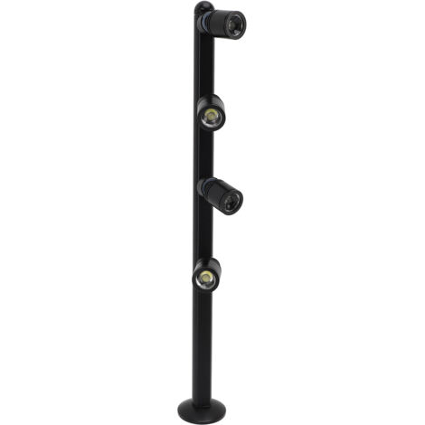 Qcwwy 4 Köpfe LED BIELLY Licht Aluminium Ausstellung