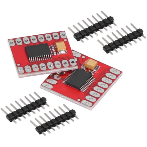 Qcwwy Module 1,5A Dual Motor Driver Controller Box 4 Pin H-Bridge Circuit with Temperature Protection Low Power Mode for Electronic Projects 2 Set the.