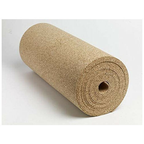 QEM – Rouleau de liège haute densité 4mm – Isolation phonique et thermique – Longueur 5m – Compatible tous parquets