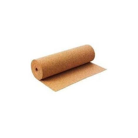 QEM – Rouleau de liège pressé ultra haute densité 235kg/m3 – Dimensions 1m x 10m – Épaisseur 2mm – Isolation phonique et thermique - 1mx10mxEp2mm
