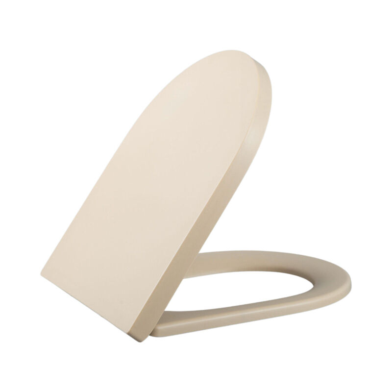 Dely Abattant wc - fermeture douce - démontage rapide - 35mm - beige mat - Qeramiq