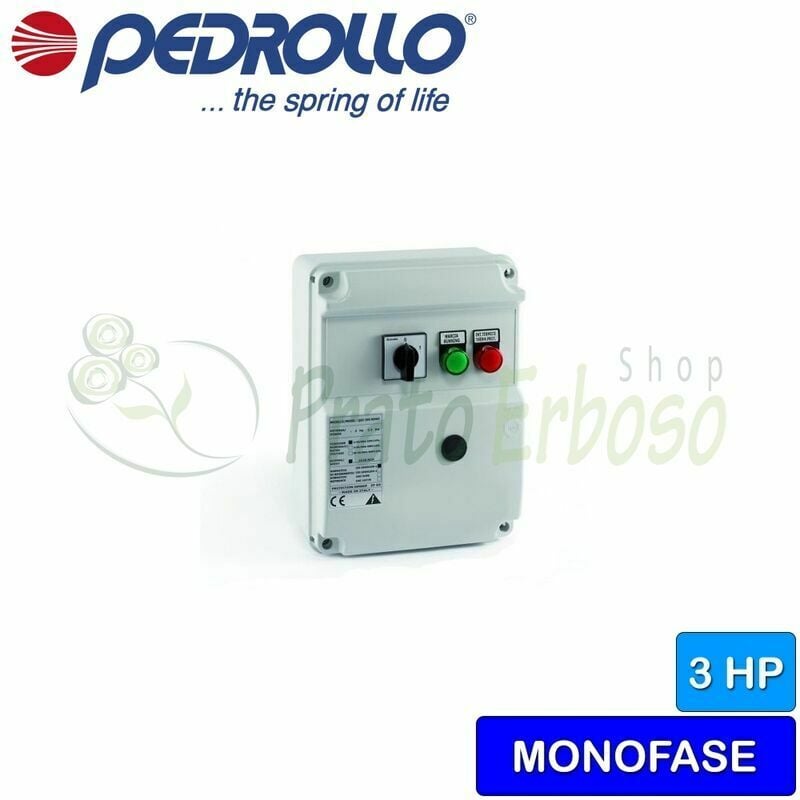 

QES 300 MONO - Cuadro eléctrico para electrobomba monofásica de 3 HP