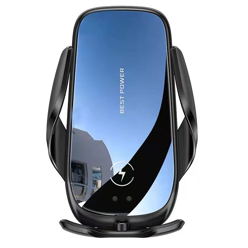 Ahlsen - Qi Chargeur sans Fil Rapide Voiture, Support Chargeur à Induction Téléphone Voiture pour iPhone Série 13/12/11/X/SE/8,