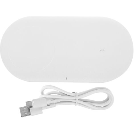Qi-Wireless-Ladegerät 5W 7,5W 10W 15W – Schnellladen für Mobiltelefone – Weiß