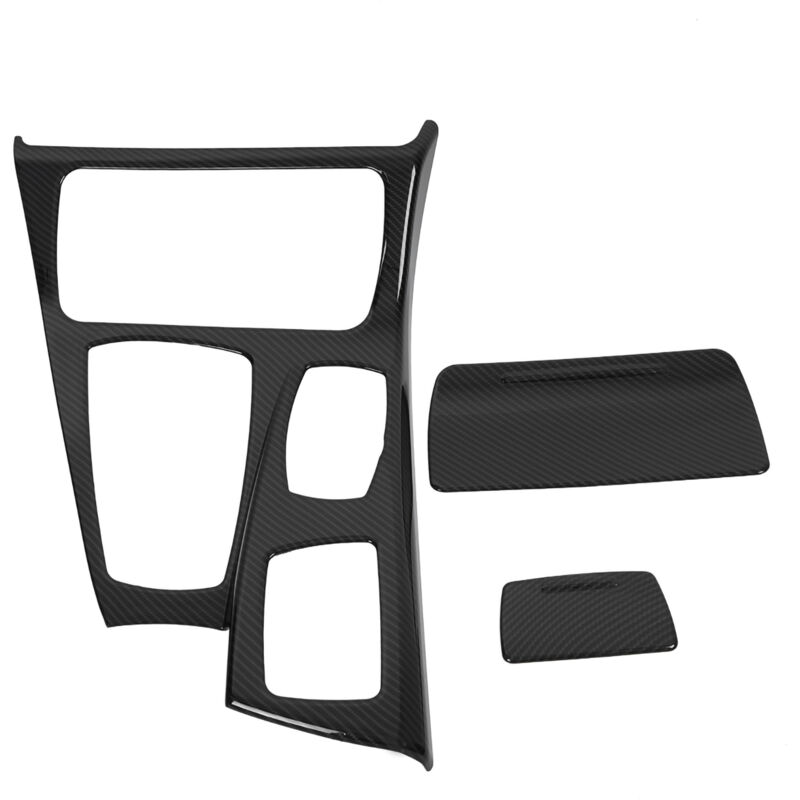 Image of Qiilu Mittelkonsolen-Schalthebelblende für 5er BMW F10 (2011-2016) (Carbon-Modell).