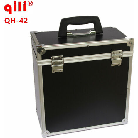 Qili QH-42 Toolbox Max Schwarz Farbe Kunststoff Werkzeug Box Lagerung Box Container Multi-funktion kunststoff toolbox tool box mit griff
