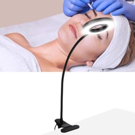 QL Lampe de Bureau de Lecture de Tatouage Maquillage Soin des Yeux Led Lampe Ă Pince d'Extension de Cils USB