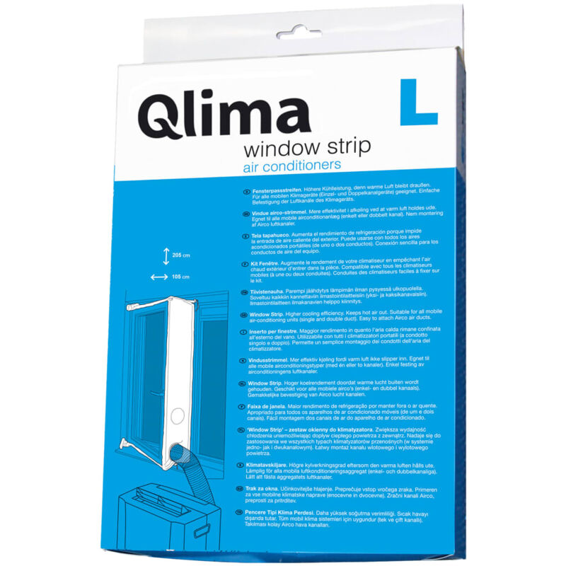 

Qlima Accesorio aire acondicionado portátil Window fitting KIT grande - Gris