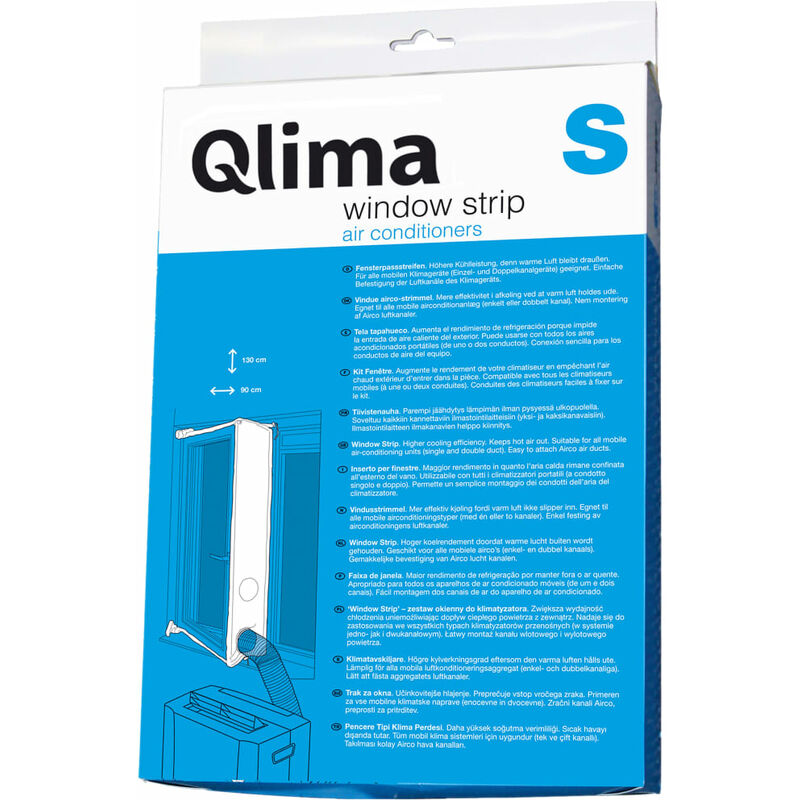 

Qlima Accesorio aire acondicionado portátil Window fitting KIT pequeño - Gris