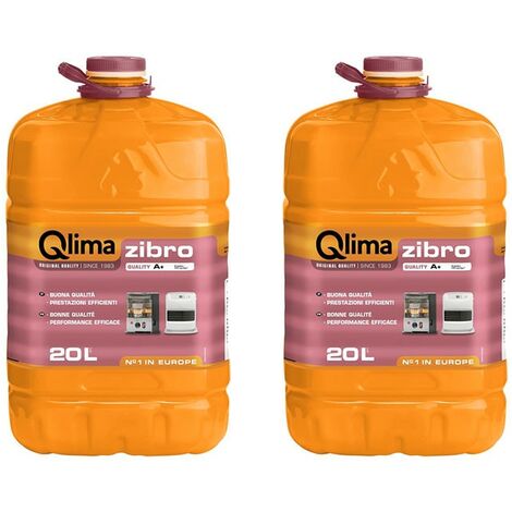 Qlima Combustibile Zibro Universale Per Stufe Qualita' A+ Confezione Da  8x20 Litri