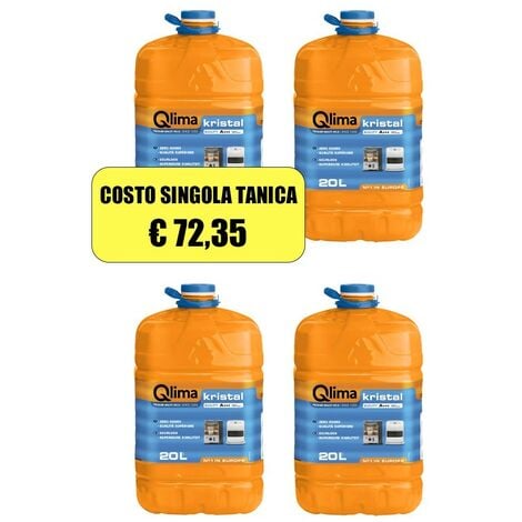 Tanica di combustibile liquido per stufe Qlima Kristal > 40 litri