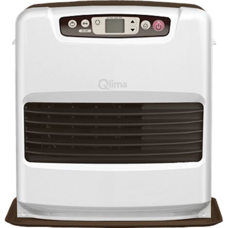 Qlima – Poêle à pétrole à injection électronique 3.5 kW – Surface de chauffe 60 m² – Autonomie 40 h – Sécurité enfant parois froides