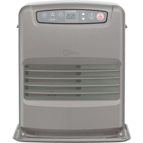 Qlima Stufa Laser - Grigio Metallizzato - 371x299x429 mm