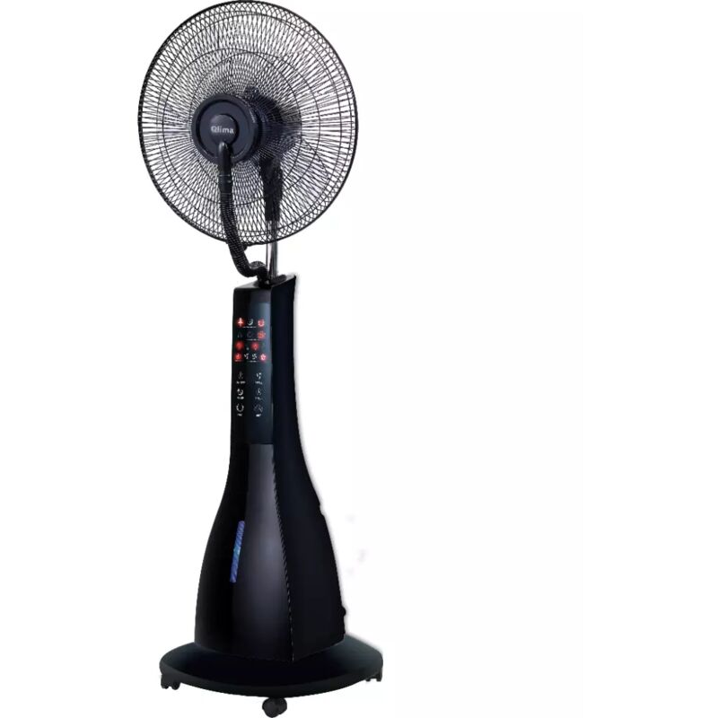 Qlima - ventilatore nebulizzatore a piantana 'fms40' nero 90w