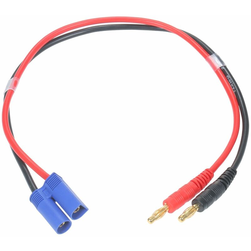 

QM158 Cable de carga Cable adaptador de corriente EC5 Macho a 4 mm Cable de carga de enchufe banana 14AWG 30cm