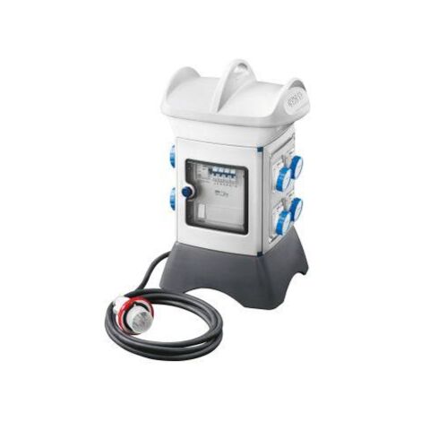 QMC16T 6 2P+T 16A 2 PRISES CIV. IP55 BL. GEWISS GW68846W